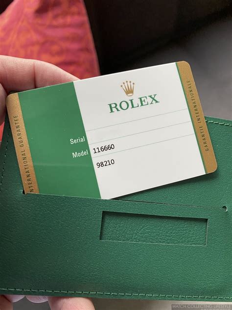 rolex international guarantee card|Rolex certificate of authenticity.